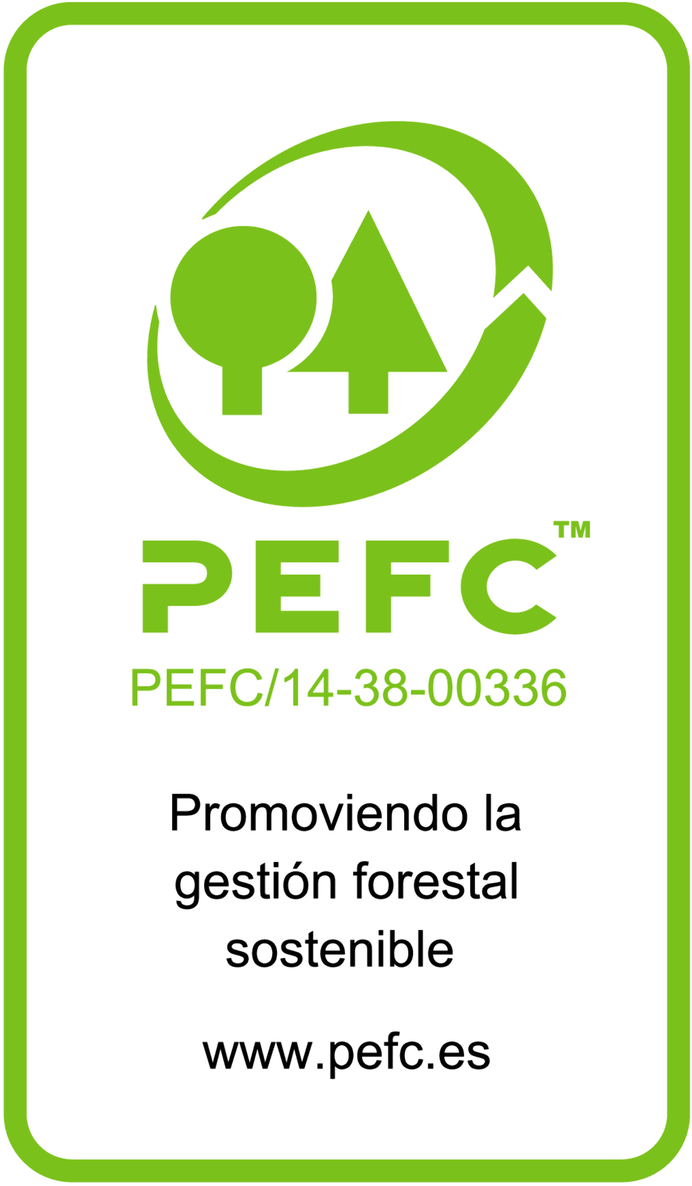Impresión en Madrid pefc logo